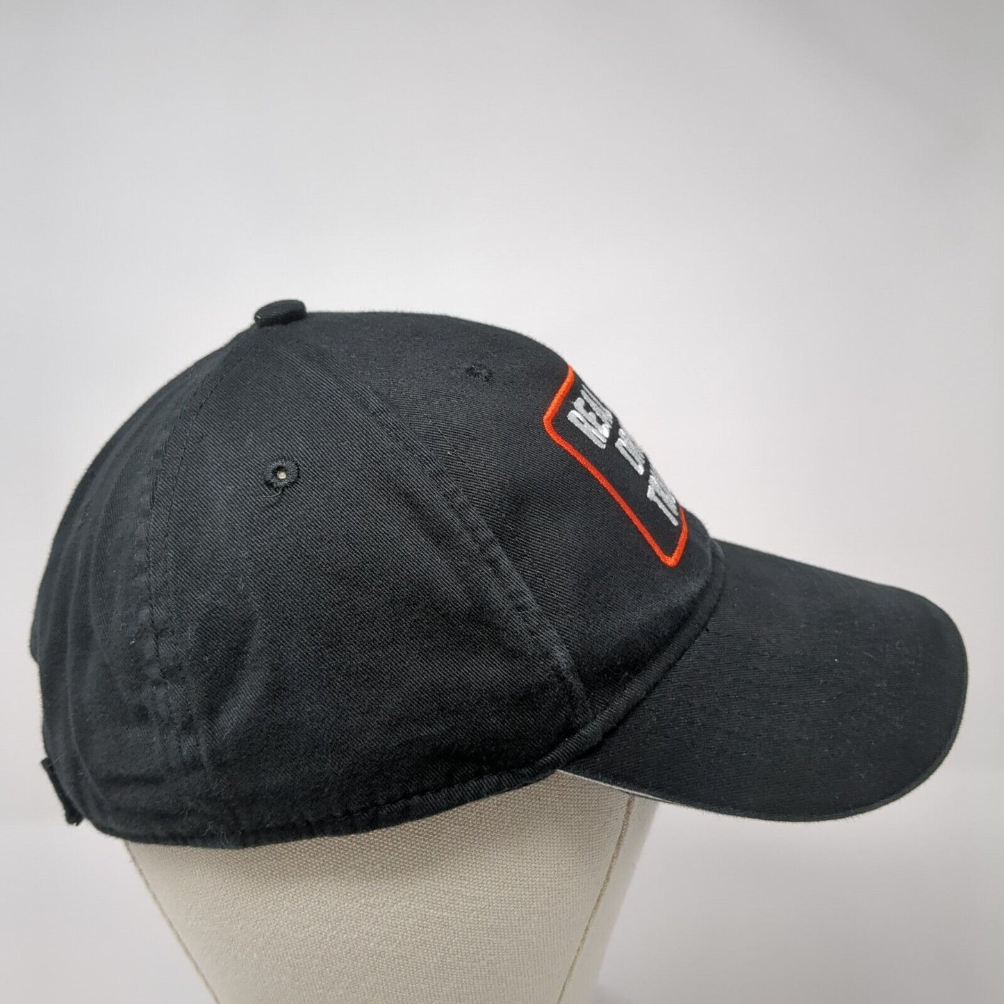 Real Men Drive Trucks Strapback Hat Black OSFA Adjustable Embroidered
