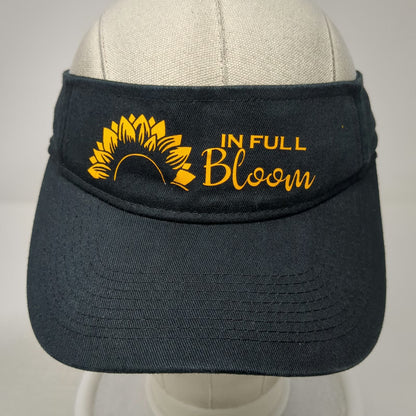 Augusta Sportswear Visor Black One Size Sunflower In Full Bloom Strapback Hat