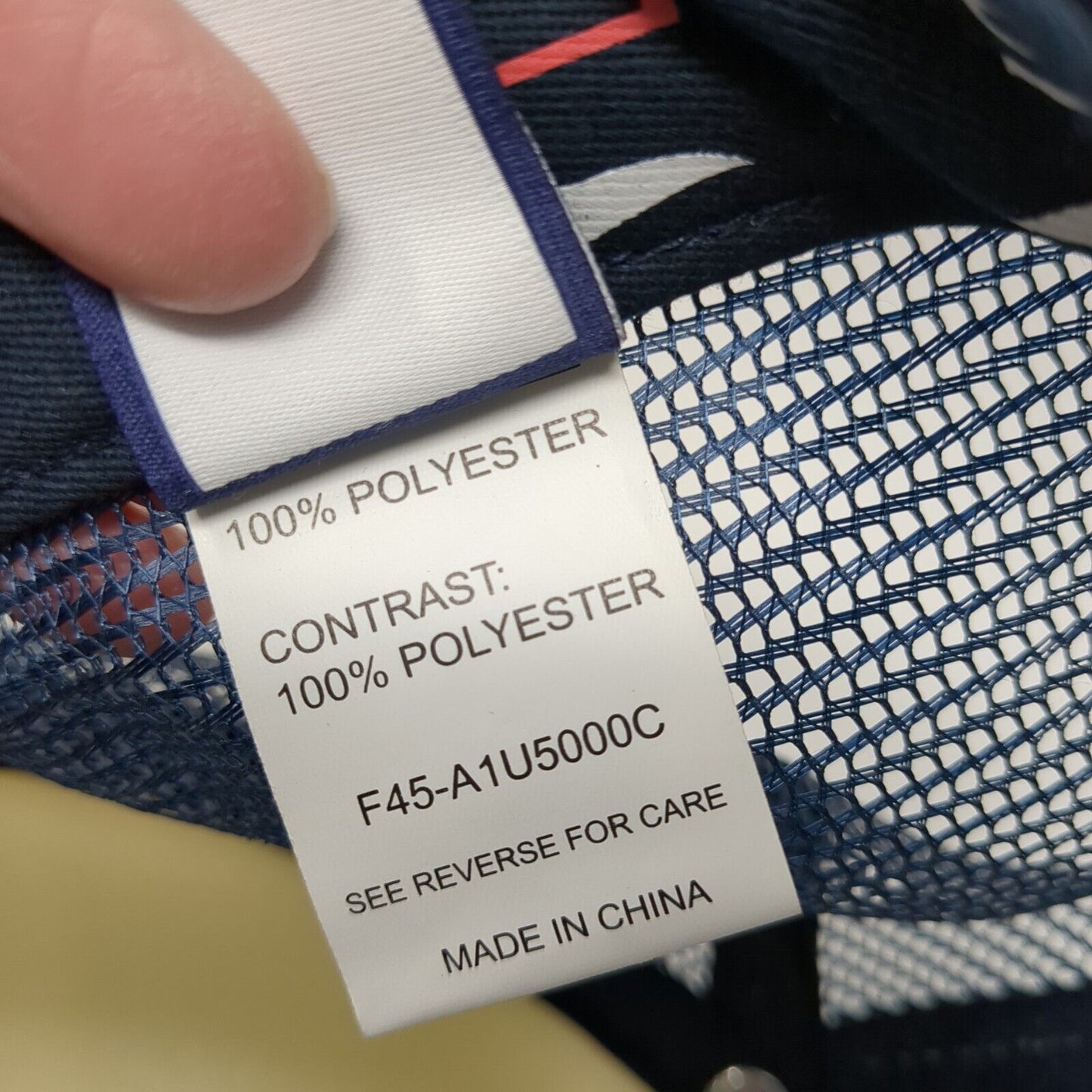 F45 Functional 45 Training Snapback Trucker Hat Blue OS Adjustable Mesh Back