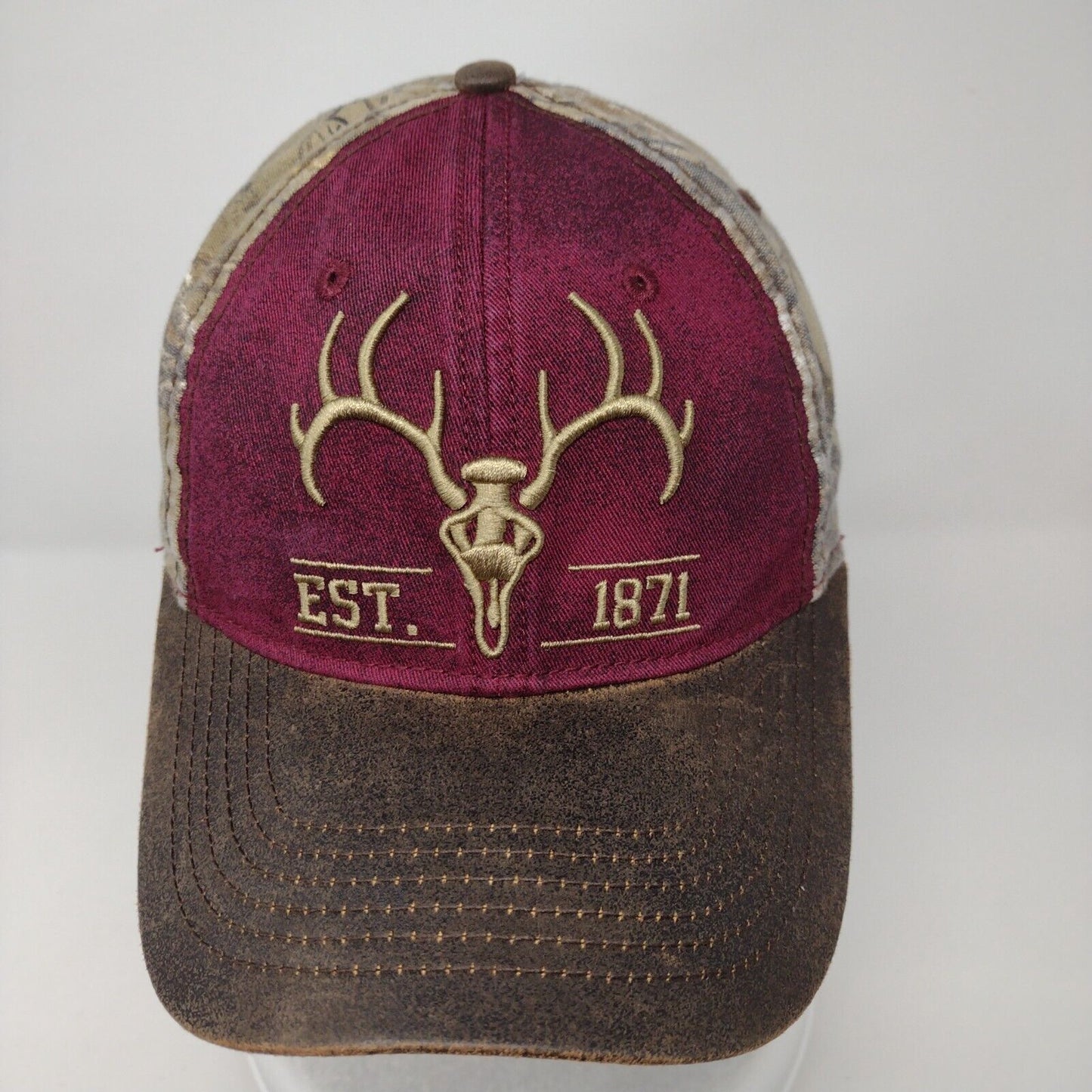 Field & Stream Strapback Hat Multi OSFA Embroidered Camo Hunting