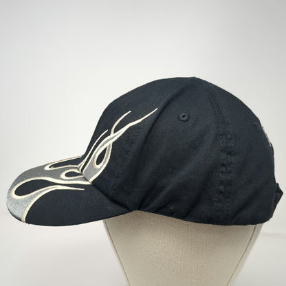 Yeezy GAP Baseball Cap Black One Size Flame Balenciaga Strapback Italy Hat