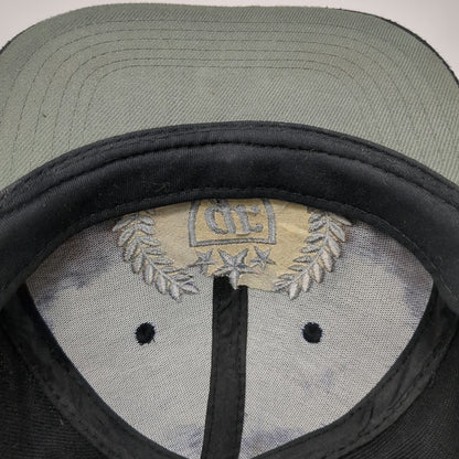 GRX Snapback Black One Size GoldRush Rally Embroidered Shield Laurel Wreath Hat