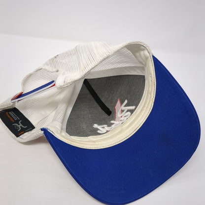 Pabst Blue Ribbon Strapback Trucker Hat Blue OS Adjustable Mesh Back Hooey