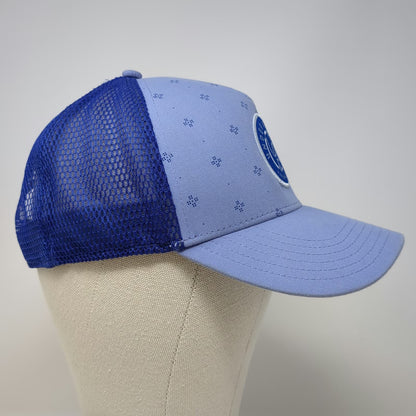 Under Armour Trucker Hat Blue One Size Field Tested Patch Mesh Back Snapback