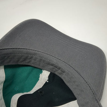 HUF Baseball Cap Green Black Gray One Size 1984 Logo Split Panel Cotton Hat