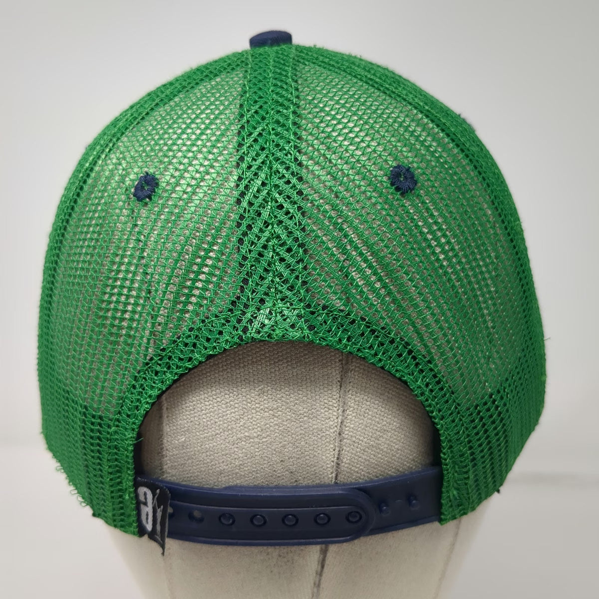 Adrenaline Trucker Hat Green One Size LAX Division Apparel Branding Snapback