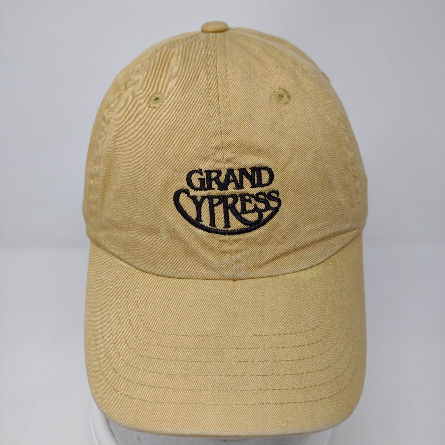 Grand Cypress Slideback Hat Tan One Size Adjustable Embroidered Imperial Cotton