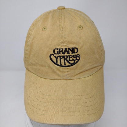 Grand Cypress Slideback Hat Tan One Size Adjustable Embroidered Imperial Cotton