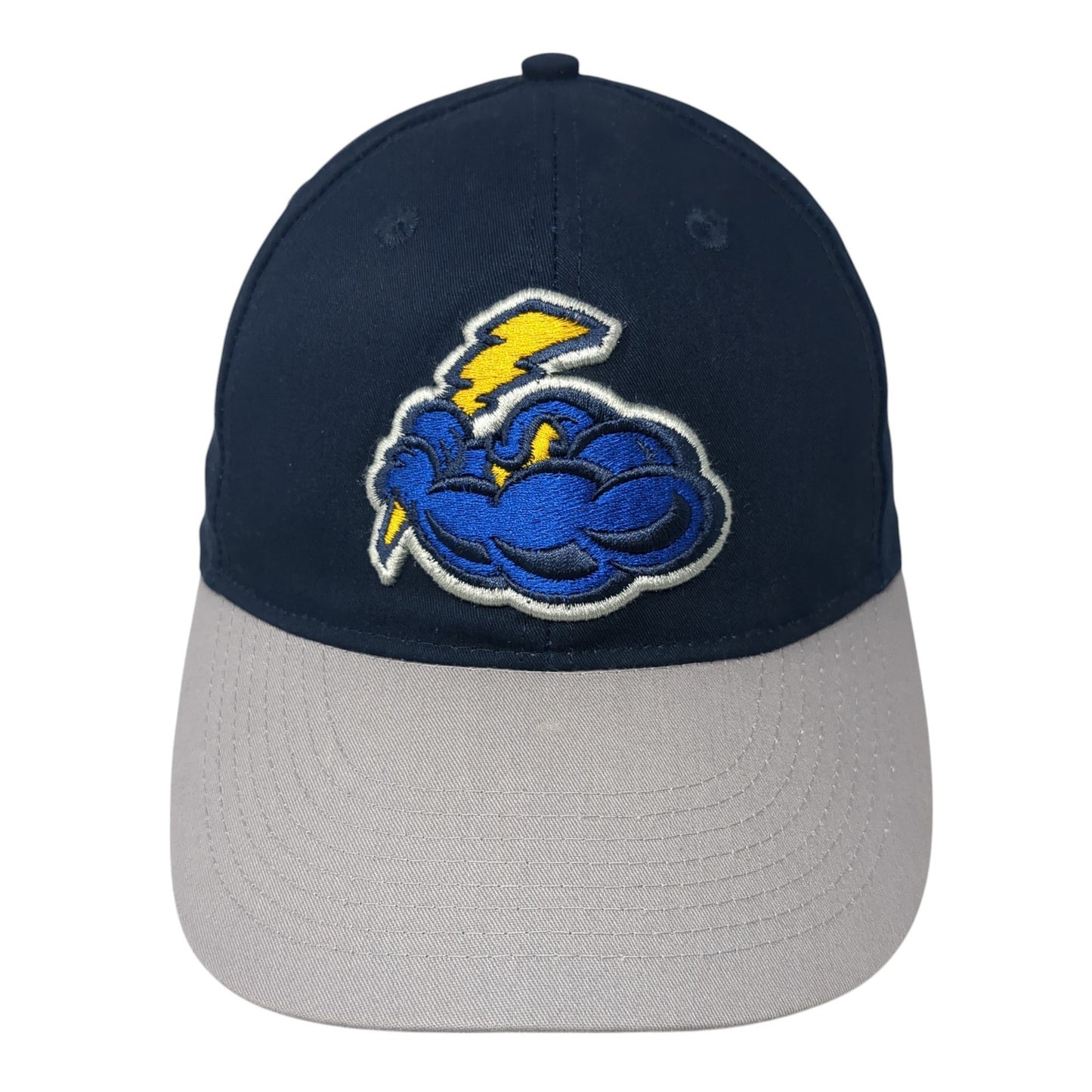 Trenton Thunder Strapback Hat Blue One Size Adjustable OC Sports 6 Panel