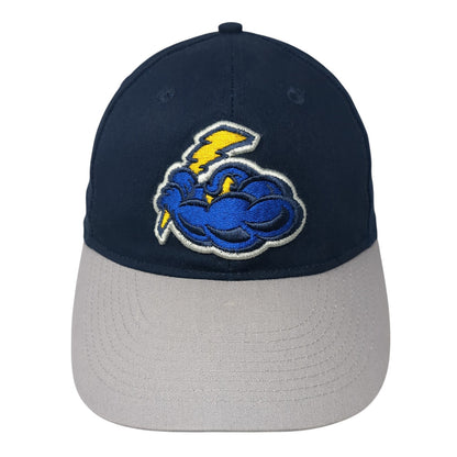 Trenton Thunder Strapback Hat Blue One Size Adjustable OC Sports 6 Panel