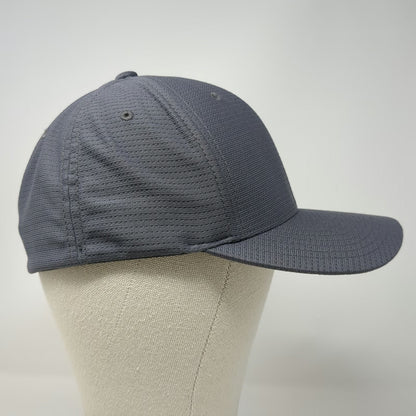 TravisMathew Baseball Cap Gray M Flexfit Performance Embroidered 6-Panel Hat