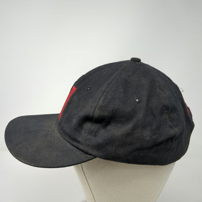 Vanguard Baseball Cap Black One Size Red Marlboro Embroidered Slideback Logo hat