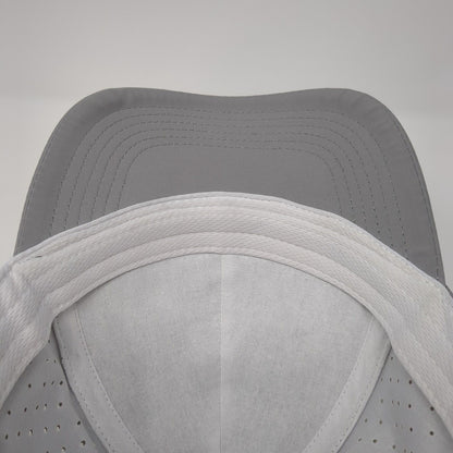 PGA Camps Patch Snapback Hat Gray One Size Adjustable Perforated