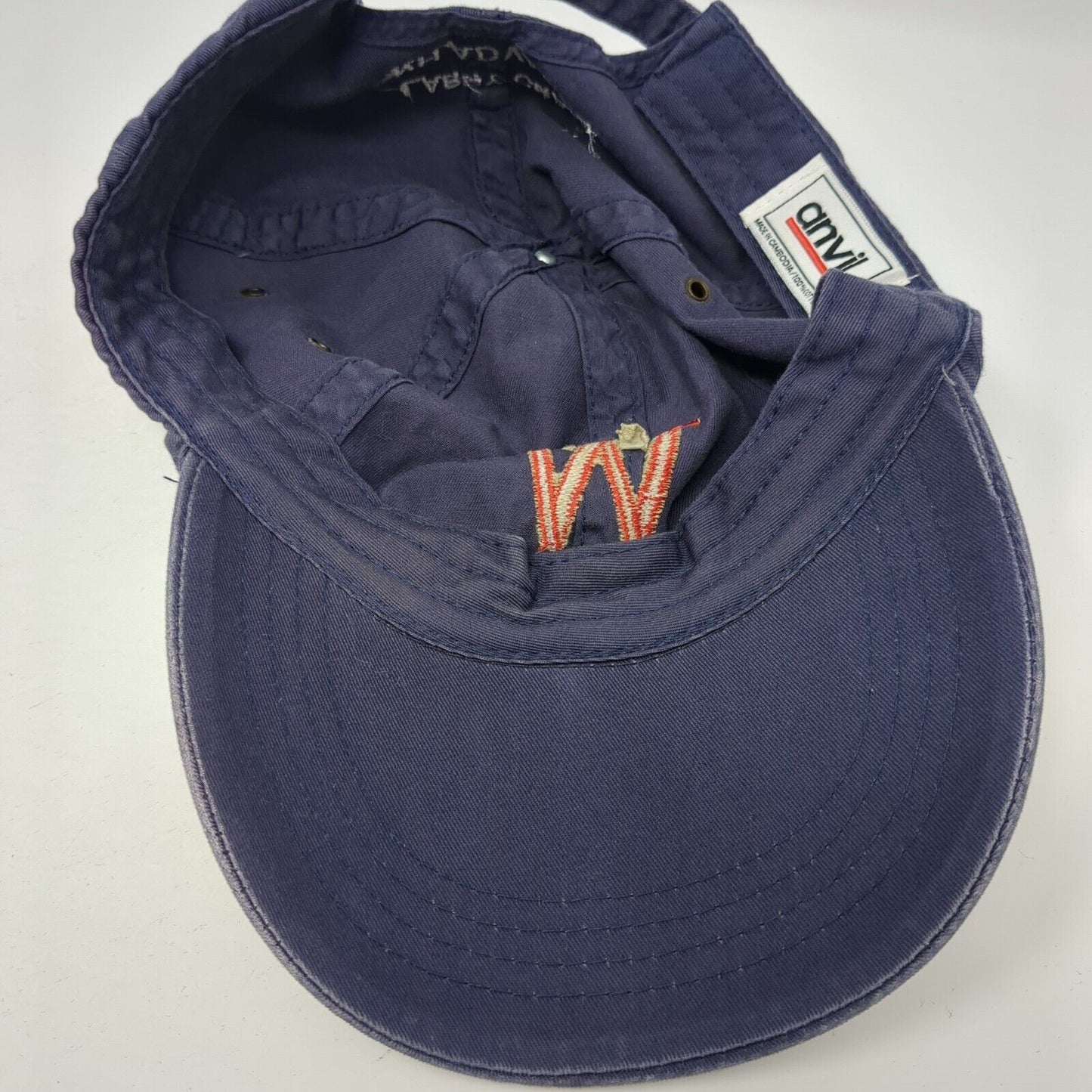 W 2004 Larry Craig WH Advance Slideback Hat Blue OS Adjustable Embroidered Anvil