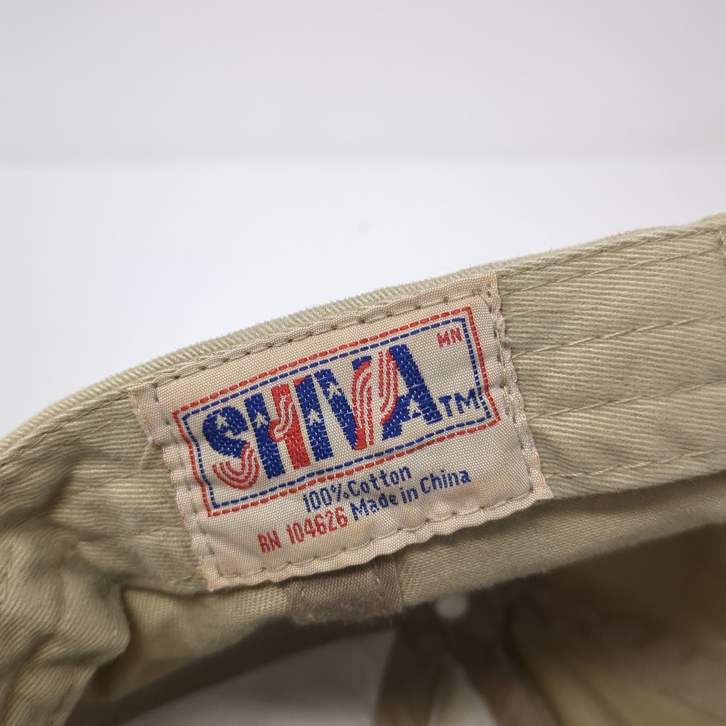 Shiva Slideback Baseball Cap Multicolor One Size Adjustable 6 Panel Blank