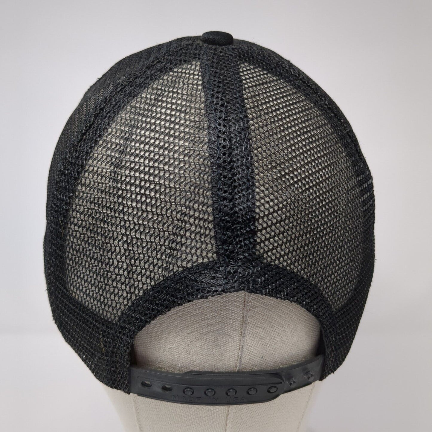 National Rifle Association of America Snapback Trucker Hat Black OS Mesh Back