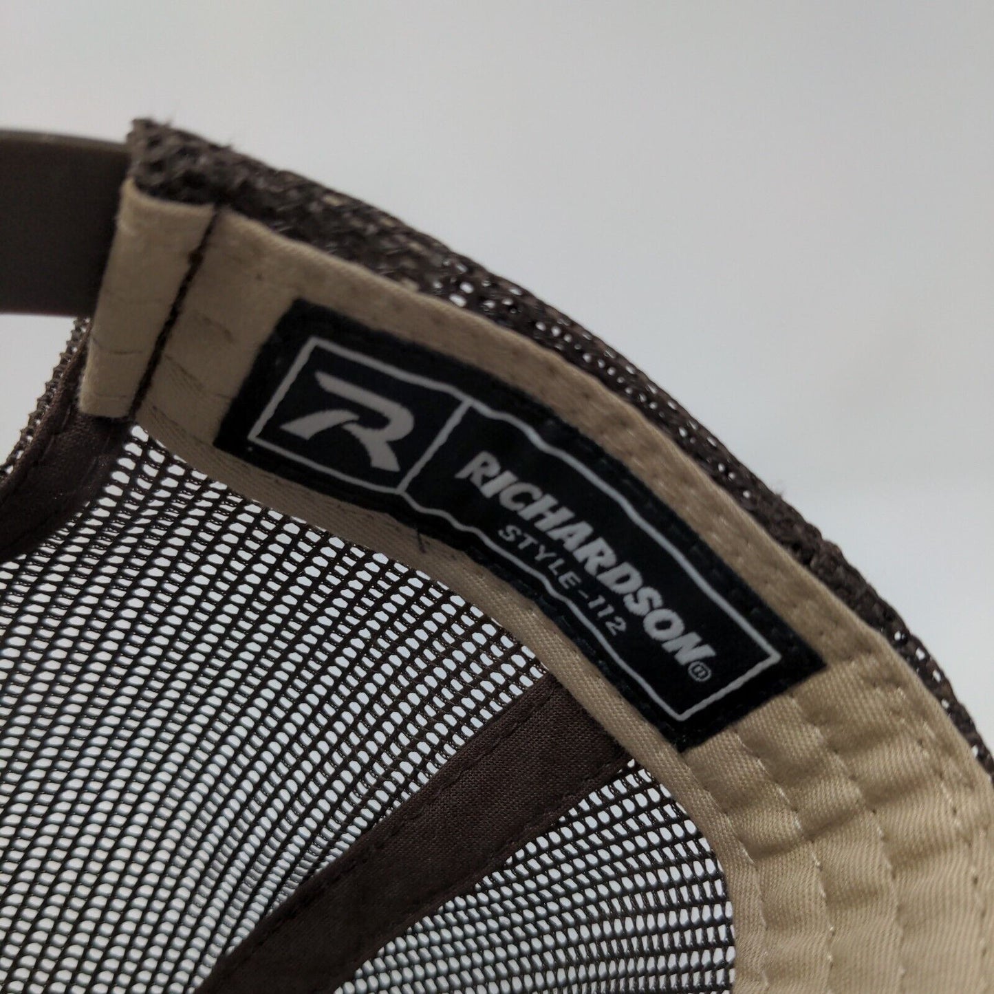 Cody Cattle Company Snapback 112 Trucker Hat Tan OSFA Mesh Back Richardson