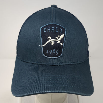 Chaco 1989 Snapback Mesh Back Trucker Hat Blue One Size Adjustable
