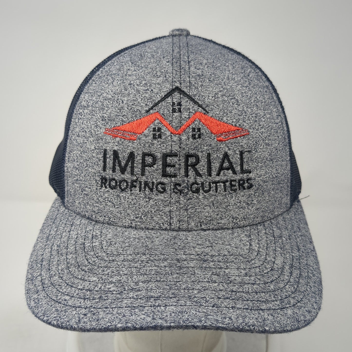 Imperial Roofing & Gutters Snapback Trucker Hat Multi Large Mesh Back