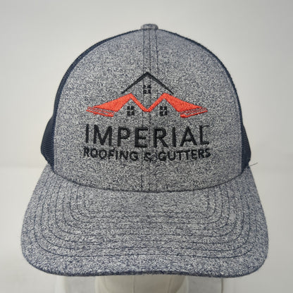 Imperial Roofing & Gutters Snapback Trucker Hat Multi Large Mesh Back