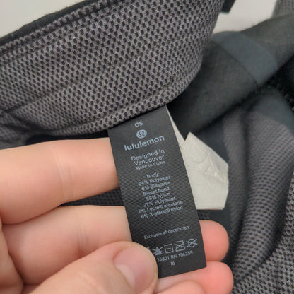 Lululemon Strapback Hat Black One Size Adjustable Lightweight 6 Panel