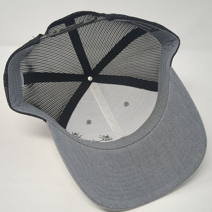 Nimrod Snapback Trucker Hat Gray One Size Adjustable Mesh Back Richardson