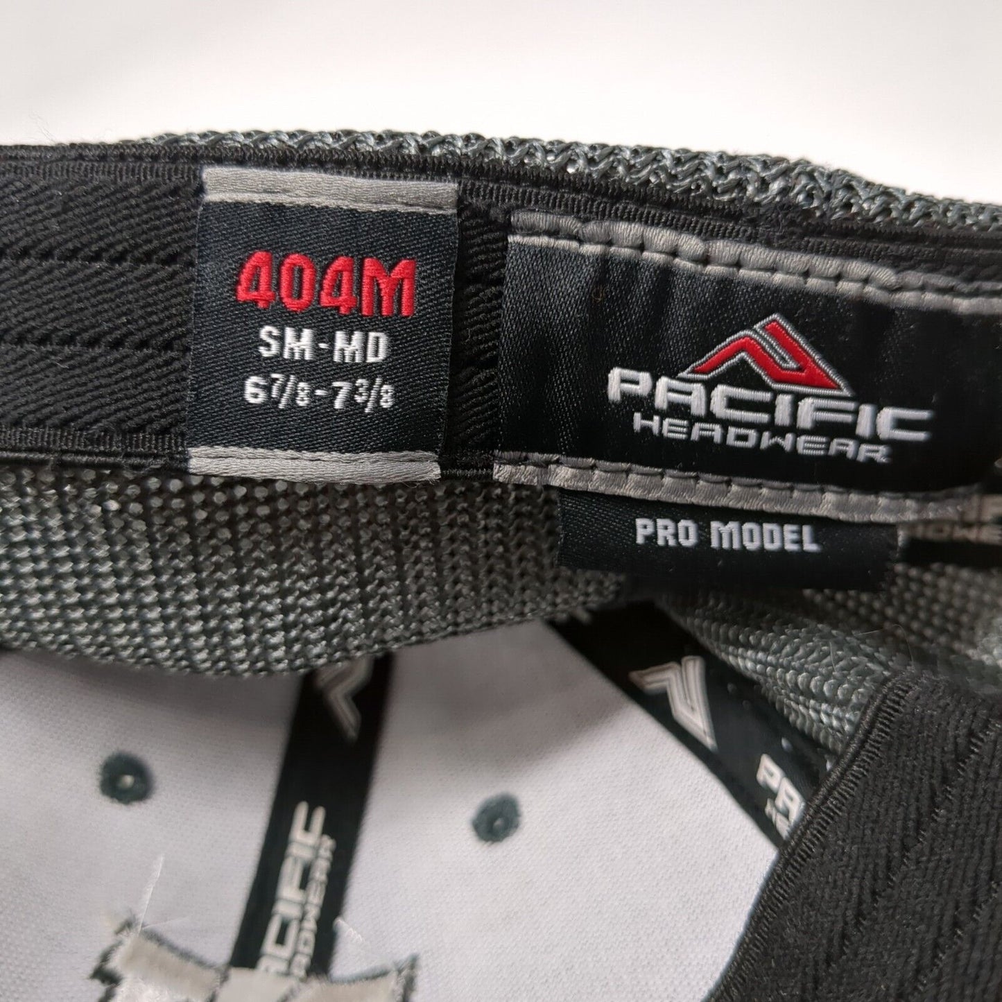 Letter N Fitted Trucker Hat Gray 6 7/8-7 3/8 Mesh Back Embroidered Pro Model