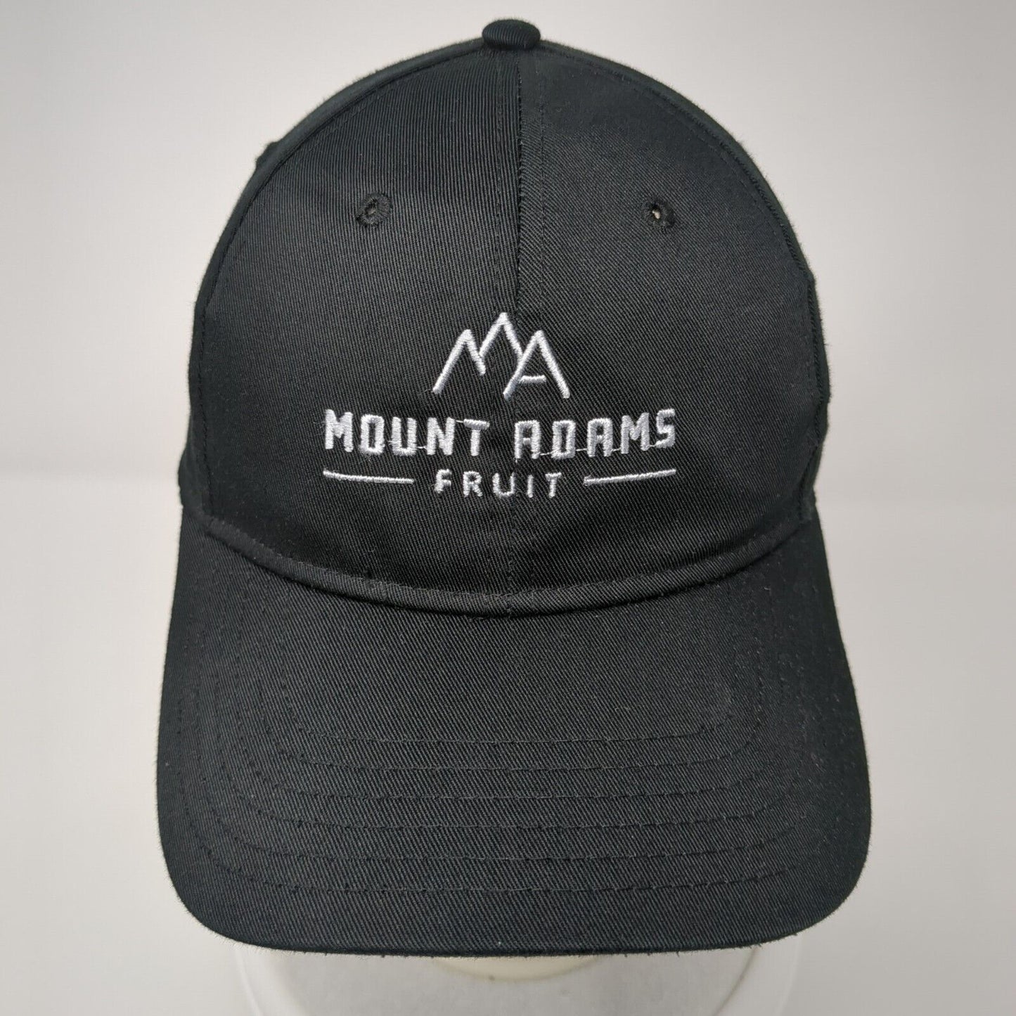 Mount Adams Fruit Snapback Hat Black One Size Embroidered 6 Panel Otto