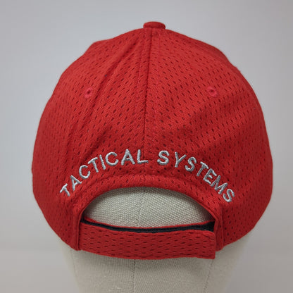 Tactical Systems Law Enforcement Baseball Cap Red OS Patriotic Mountain Lakes
