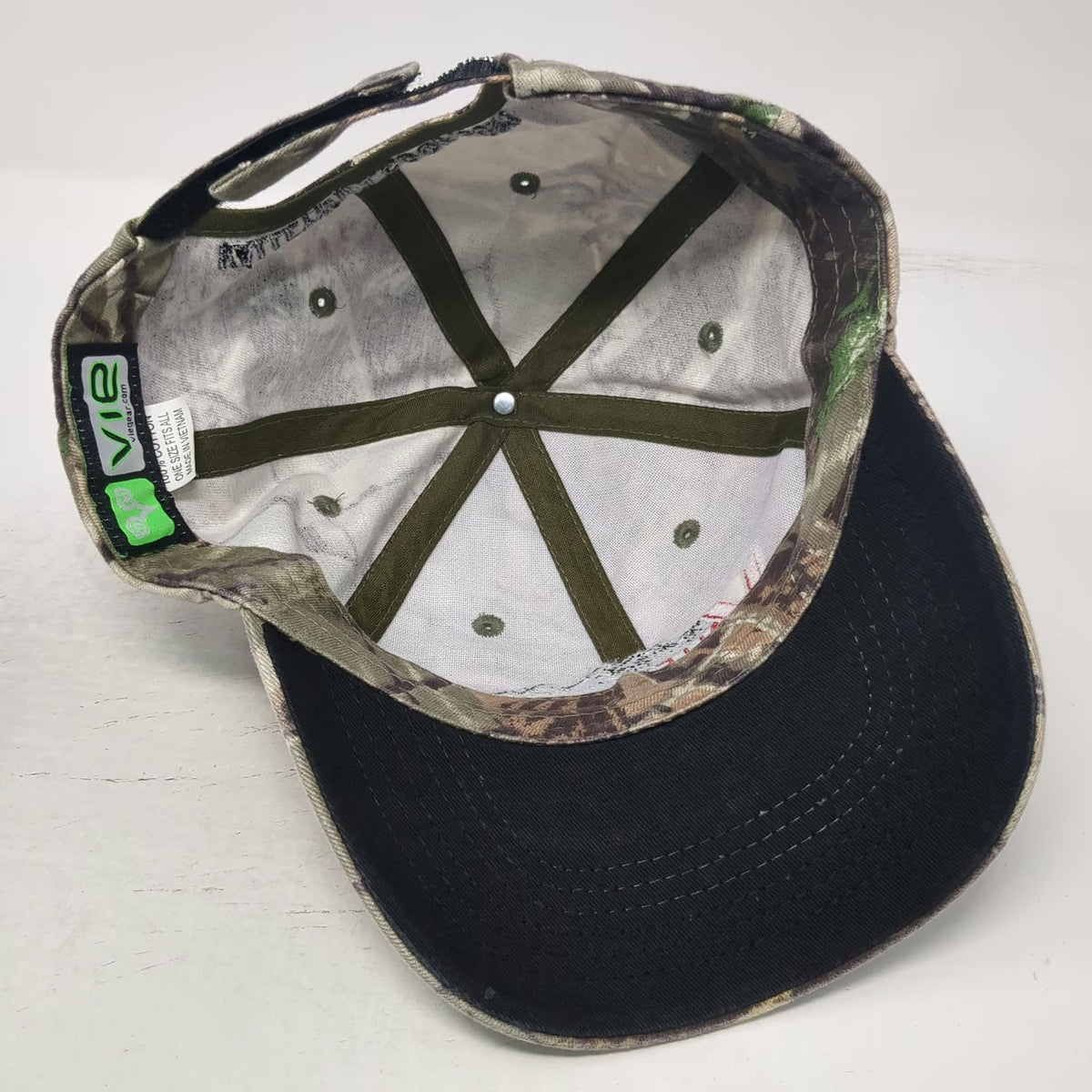 Vie Baseball Cap Green Camo One Size Valley Wide Cooperative Agriculture Hat