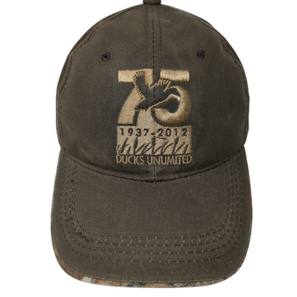 Ducks Unlimited 1937-2012 Strapback Hat Brown One Size Embroidered