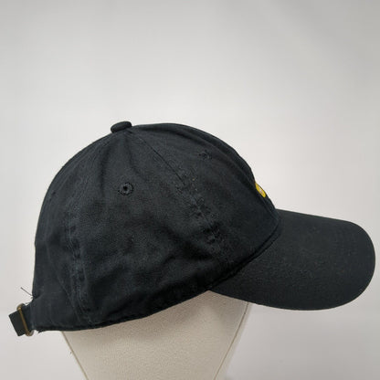 Yee Yee Smiley Emoticon Slideback Hat Black One Size Adjustable Outdoor Cap