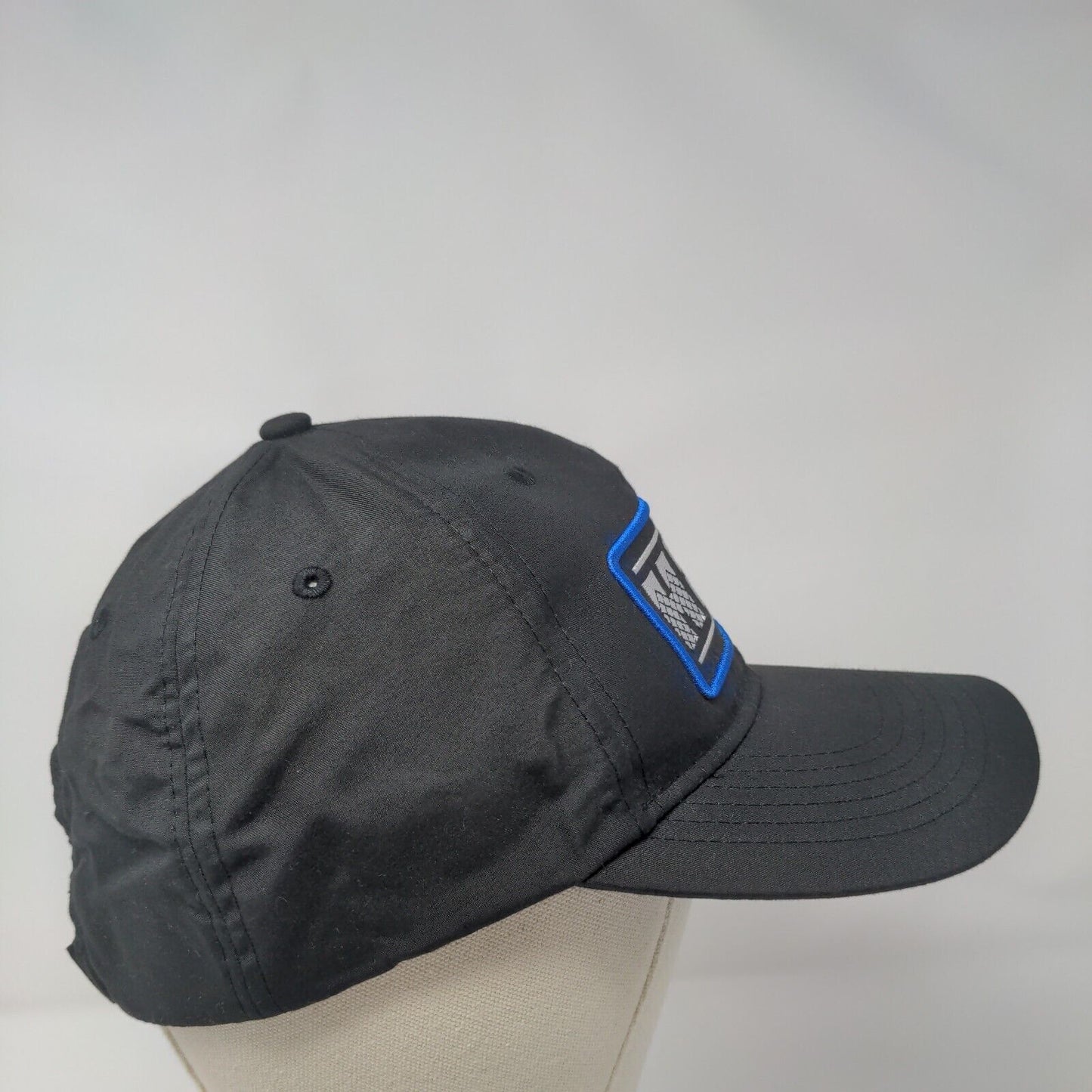 Master Halco Strapback Hat Black One Size Adjustable Embroidered