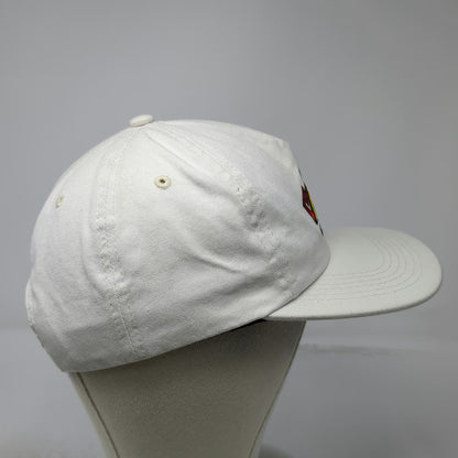 Golf Pride 5 Panel White Hat One Size Snapback Rainbow Worldwide 100% Cotton