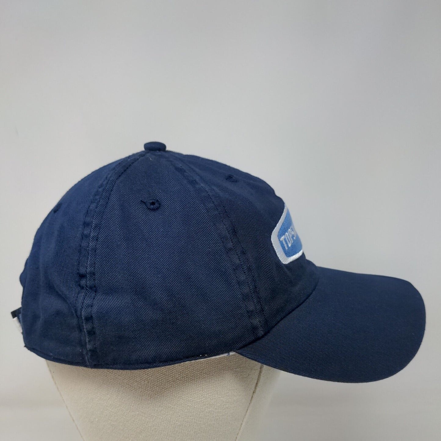 Topsail Island North Carolina Strapback Hat Blue OSFA Adjustable Embroidered