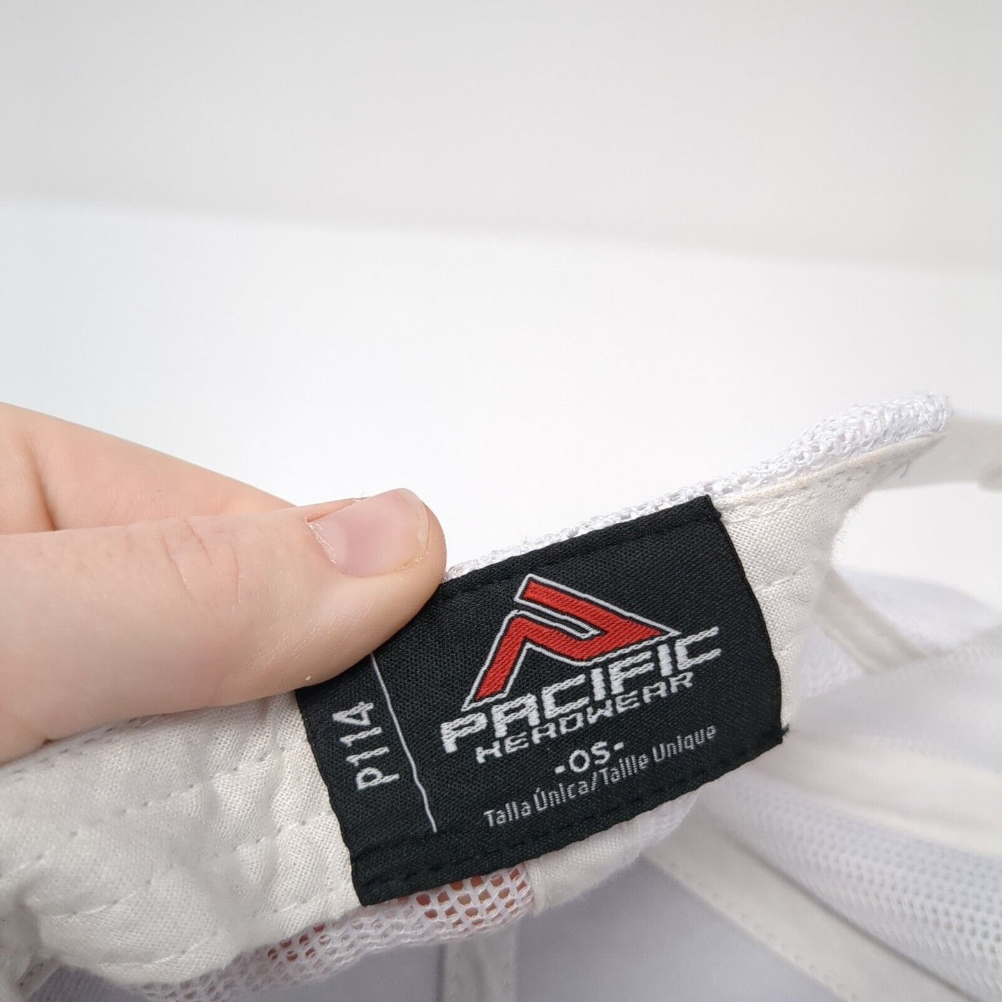 Pacific Headwear Snapback Trucker Hat Gray One Size Embroidered Logo