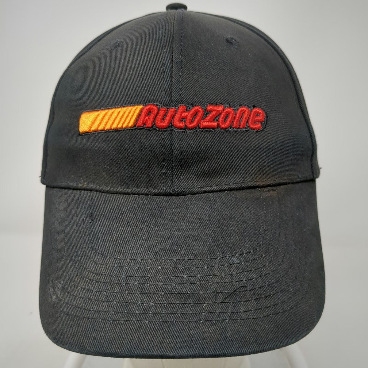 AutoZone Hat Baseball Cap Black One Size Adjustable Embroidered Logo Automotive