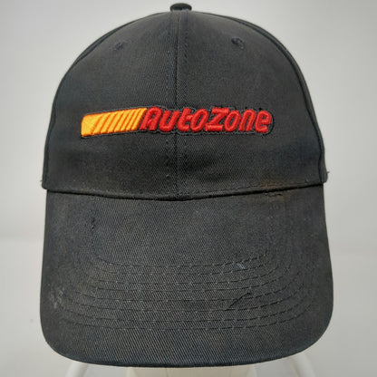 AutoZone Hat Baseball Cap Black One Size Adjustable Embroidered Logo Automotive