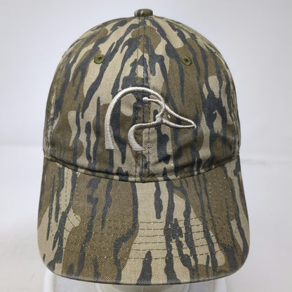 Ducks Unlimited Baseball Cap Green Camo One Size Duck Logo Slideback Hat Hunting