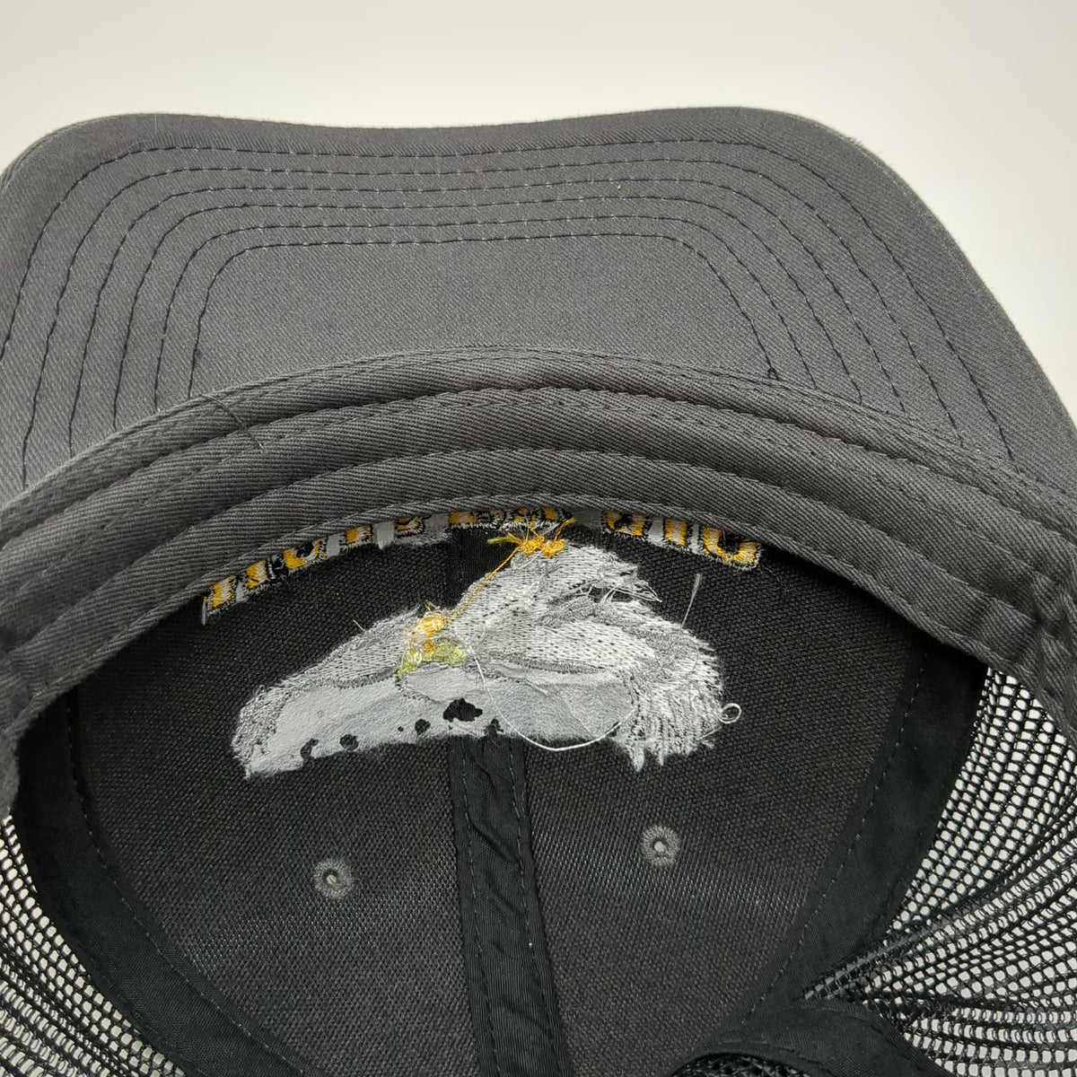 Cap America Valley Air Eagle Logo Gray Trucker Hat One Size Mesh Back Snapback