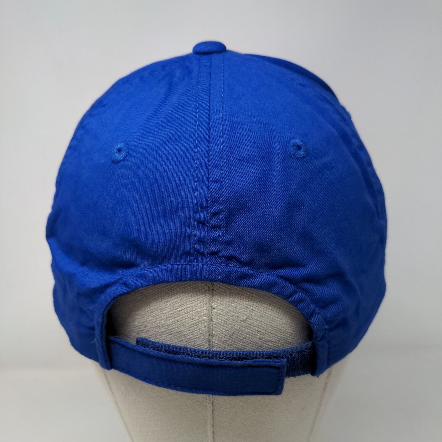 The River Club Patch Strapback Rope Hat Blue One Size American Needle