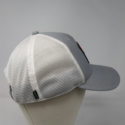 Legacy 5 Panel Gray Hat Montana Mountain Patch White Mesh One Size Strapback