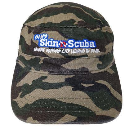 Sam's Skin n Scuba Strapback Cadet Army Hat Camo One Size Adjustable