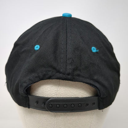 KC 5 Panel Hat Black Blue One Size Snapback Team Spokane Green Underbrim
