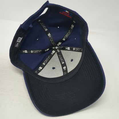 Milwaukee Brewers MLB New Era Blue Baseball Cap One Size Strapback Curved Brim