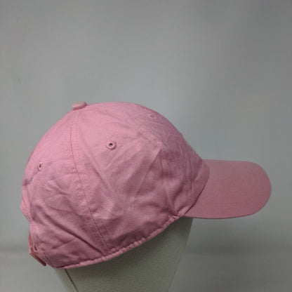 Irby Strapback Hat Pink OSFM Embroidered Adjustable HeadShots by KC Caps