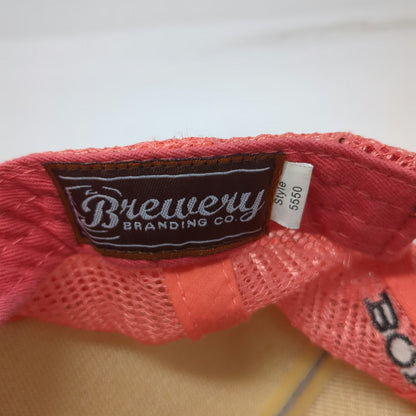 Brewery Branding Co. Trucker Hat Gray Orange One Size Barbarian Brewing Boise ID