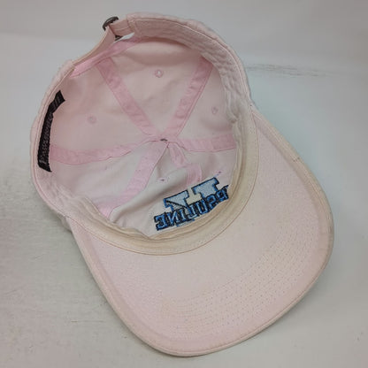 Fahrenheit Baseball Cap Pink One Size Ursuline Embroidered Logo Slideback hat