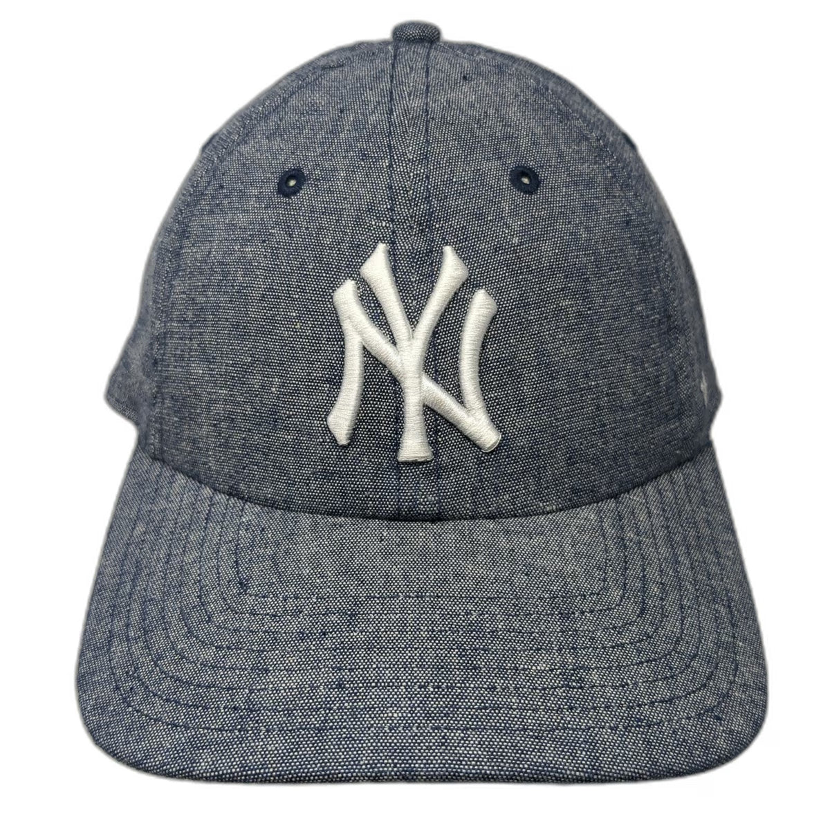 '47 New York Yankees MLB Baseball Cap Blue White One Size Cotton Slideback Hat