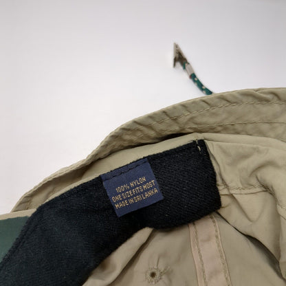 UNEXSO Grand Bahama Toggle Back Hat Tan One Size Adjustable Neck Flap